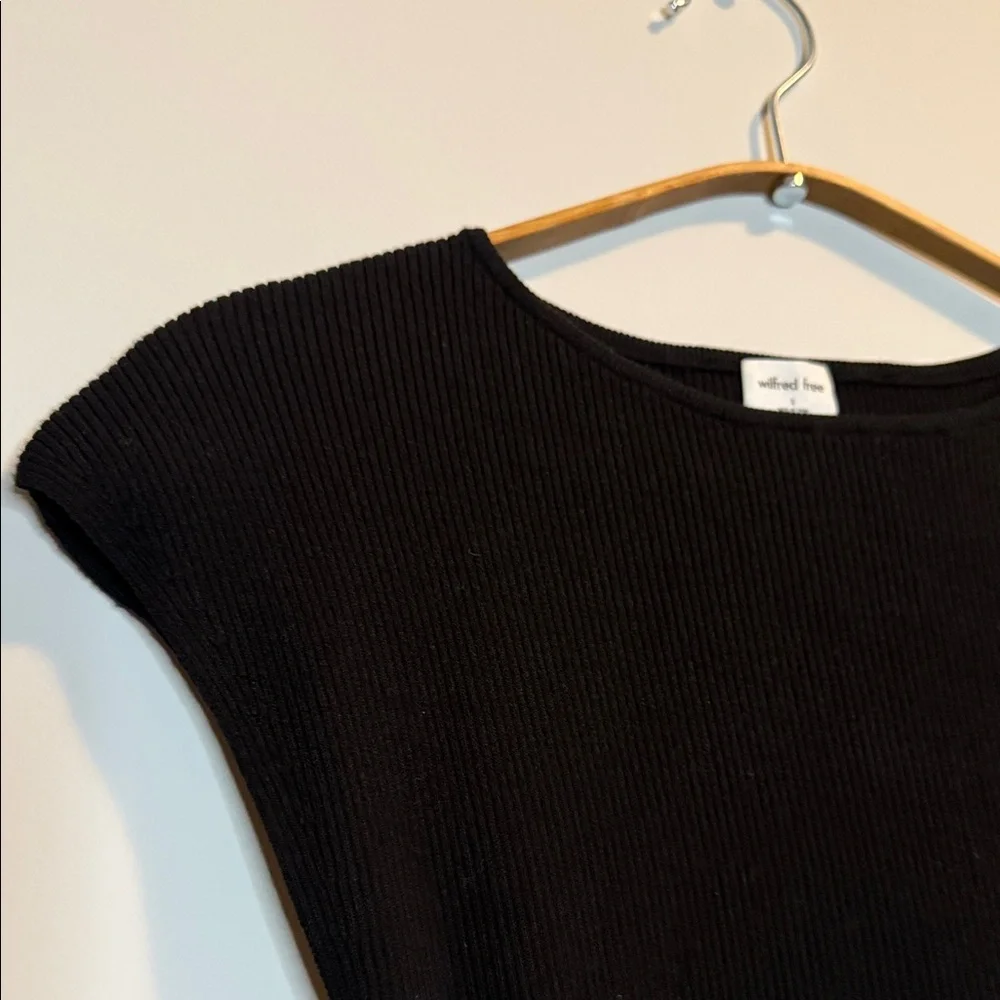 Wilfred Elegant Black Cut Out Mini Dress - Picture 4 of 6